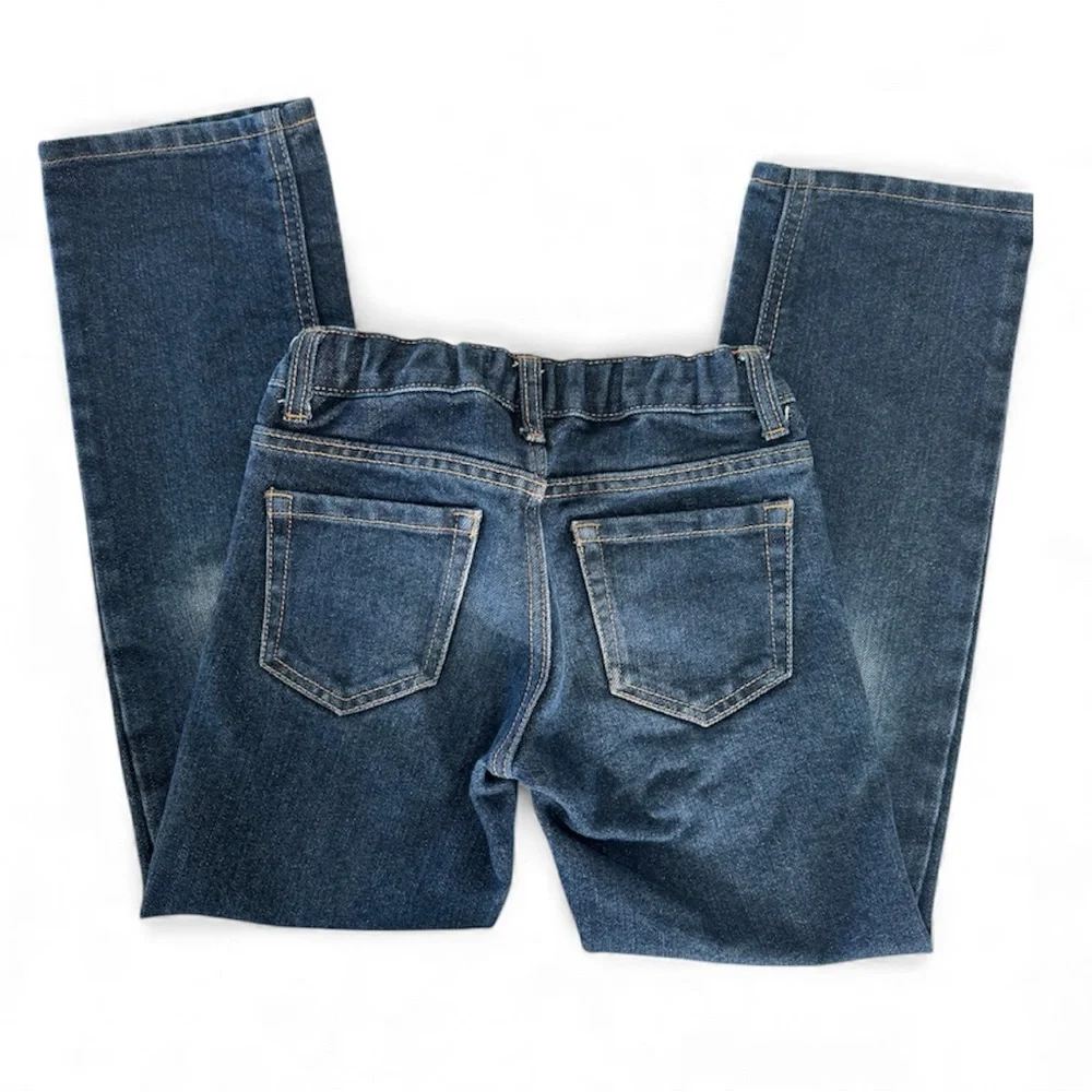 Old Navy Dark Blue Denim Jeans Kids Boys Size 8 Slim